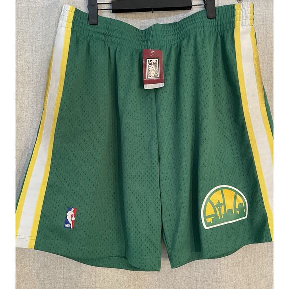 NEW Seattle Supersonics Hardwood Classics Throwback Swingman NBA Sz 2XL